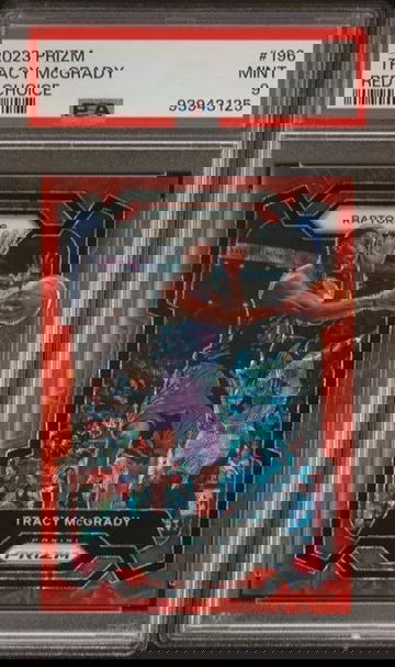 2023-24 Panini Prizm Red Choice /88 Tracy McGrady #196 PSA 9