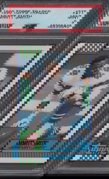 1990 Topps Traded Emmitt Smith PSA 9 Mint