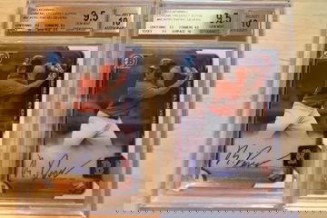 Rafael Devers 2015 bowman chrome auto x2!!