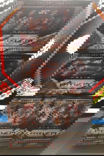 2021 Panini UFC Debut Edition Blaster Box Lot of 4