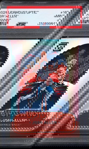 2024 Donruss Optic Uptowns Josh Allen #16 PSA 9