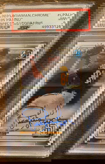 2020 Bowman Chrome Luis Patino Prospects Auto Autograph #CPA-LP PSA 9 Mint