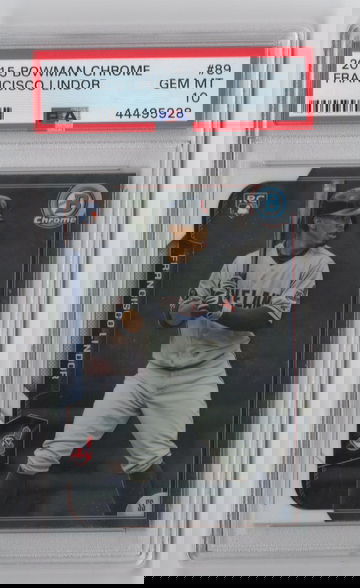 2015 Bowman Chrome Francisco Lindor PSA 10