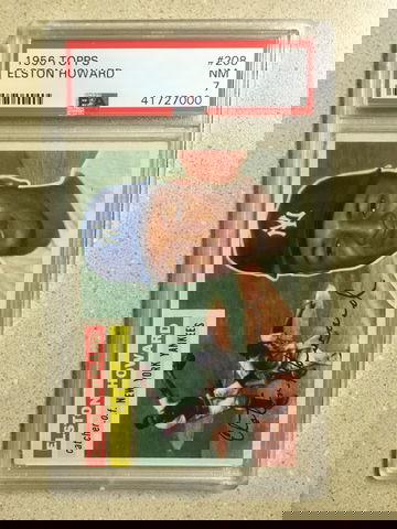 1956 Topps #208 Elston Howard PSA 7 NM YANKEES 