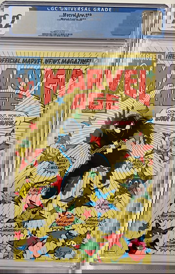 MARVEL AGE # 19  MARVEL COMICS 1984  CGC 9.2 WHITE PAGES