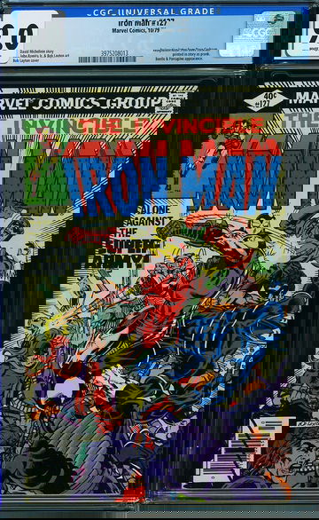 IRON MAN #127, CGC 9.0 VFNM