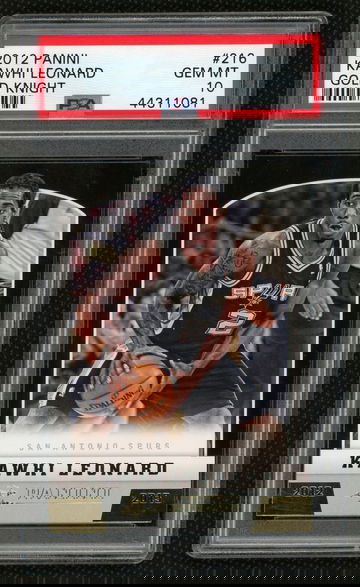 2012 Kawhi Leonard Panini Gold Knight Rookie PSA 10 Gem Mint