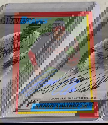 2025 Topps Nacho Alvarez rookie auto