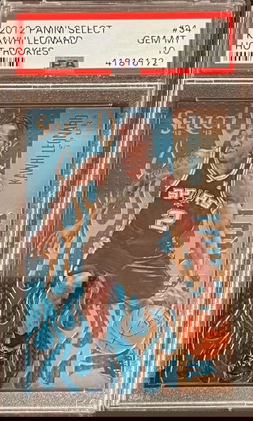 2012 Panini Select Kawhi Leonard White Hot Rookies PSA 10 