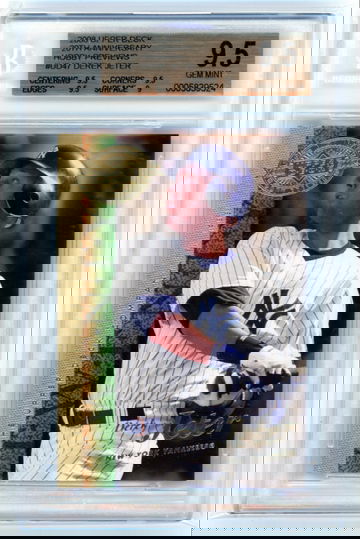 2008 Upper Deck 20th Anniversary Hobby Previews #UD47 Derek Jeter BGS 9.5 GEM MINT!