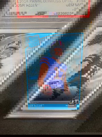 2018 Optic Josh Allen PSA 10 Gen Mint