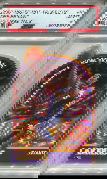 2000-01 HOOPS HOT PROSPECTS HOOPS ORIGINALS #4H KOBE BRYANT PSA 9 MINT