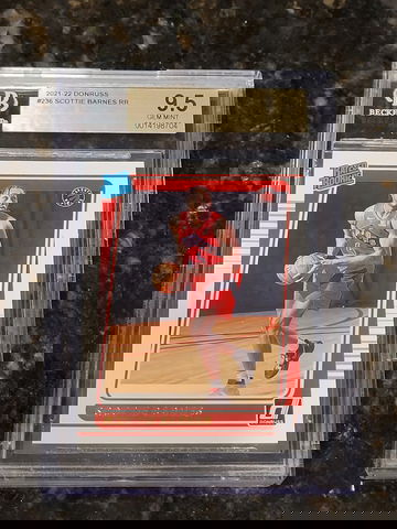 2021-22 Scottie Barnes Donruss Rated Rookie #236 BGS 9.5