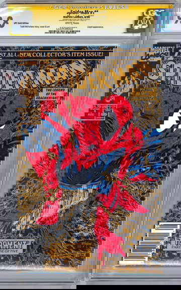 SPIDER-MAN #1 CGC-SS 9.8 *RARE WAL-MART UPC CODE VARIANT* SIGNED STAN LEE 1990