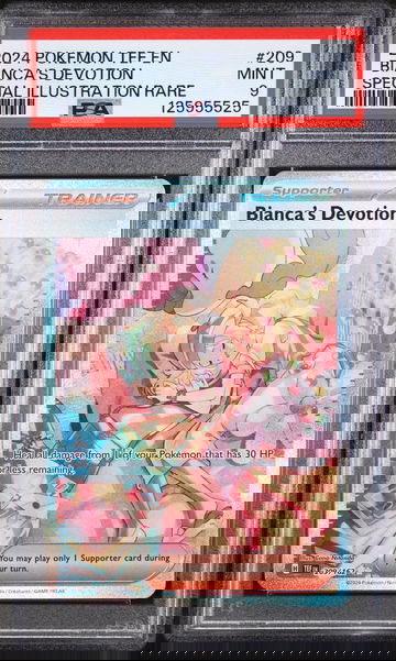 2024 Pokemon Temporal Forces Special Illustration Rare Bianca's Devotion #209 PSA 9
