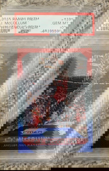 2015 prizm cj mccollum red white blue 