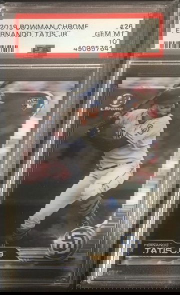 2019 Bowman Chrome - FERNANDO TATIS JR - Rookie - PSA 10