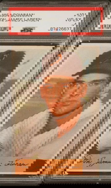 1954 Bowman Don James Larsen #101 PSA 4 [BL-2.37]