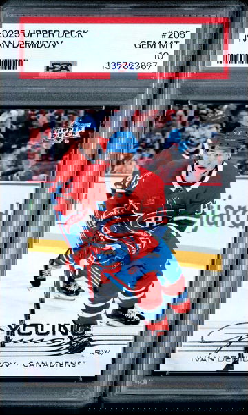 2025 Upper Deck Ivan Demidov Young Guns PSA 10 GEM MT #205 RC