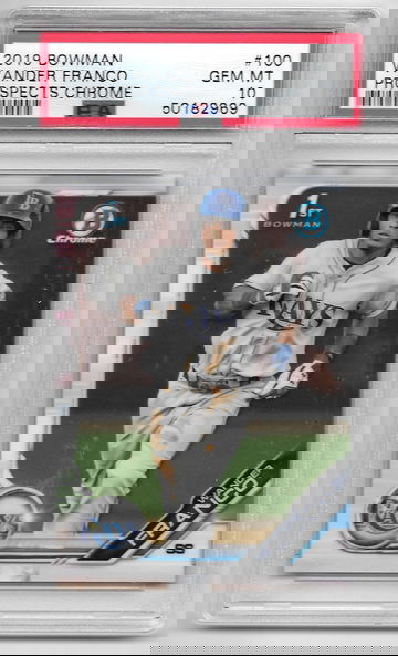 2019 Bowman Wander Franco #100 Prospects Chrome PSA 10