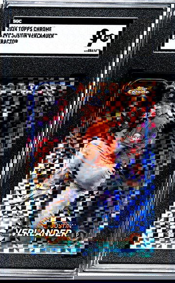 2024 Topps Chrome #291 Justin Verlander SGC 9