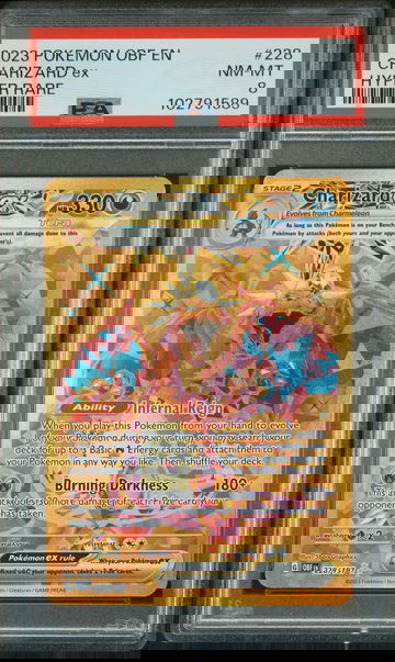 2023 Pokemon Obsidian Flames Hyper Rare Charizard Ex #228 PSA 8