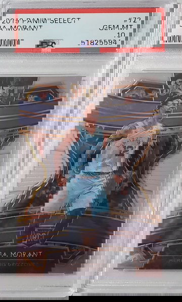 2019 select Ja Morant rookie rc #72 psa 10 gem mint