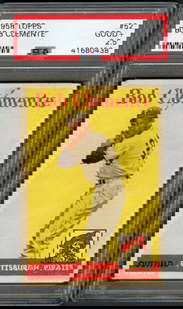 1958 TOPPS ROBERTO CLEMENTE PSA 2.5