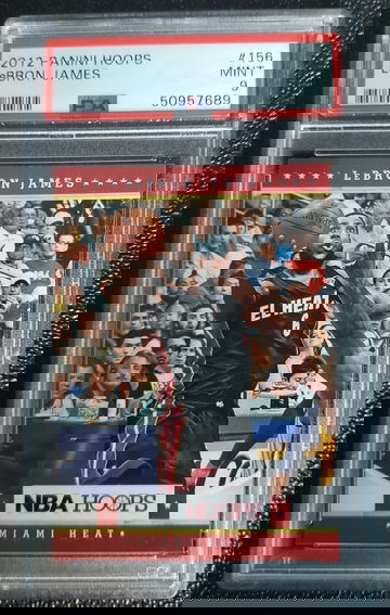 2012 Hoops Lebron James PSA 9