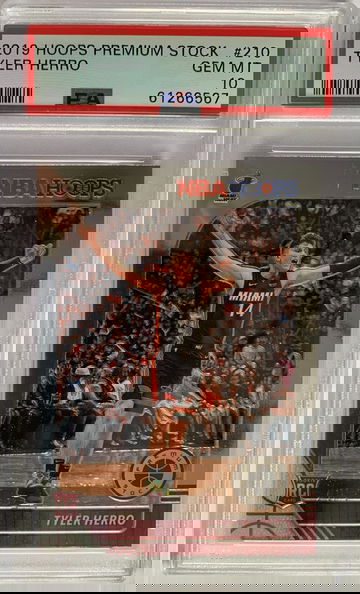 2019 Hoops Premium Stock Tyler Herro PSA 10