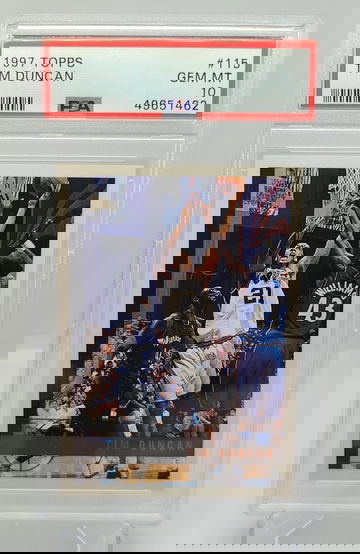 1997 Topps Tim Duncan PSA 10 Gem-Mint