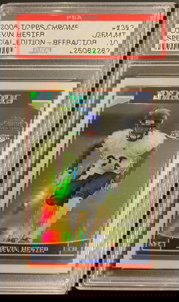 2006 Devin Hester Topps Chrome Special Edition Refractor PSA 10