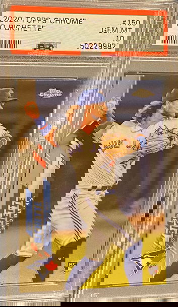 2020 Topps Chrome Bo Bichette RC Rookie PSA 10 GEM MINT