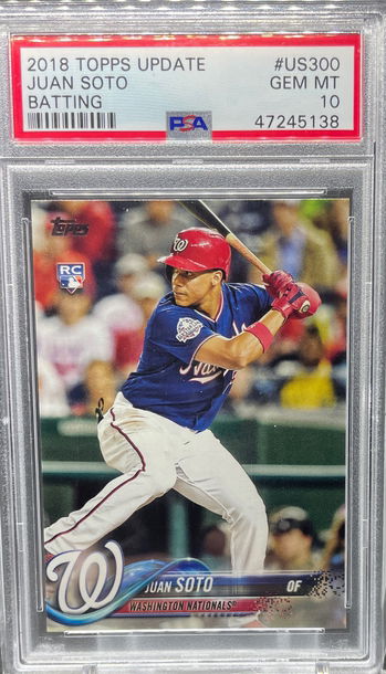 2018 Topps Update Juan Soto PSA 10