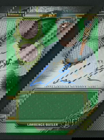 2024 Topps Triple Threads RAR-LB Lawrence Butler Rookie /150 Oakland Athletics Auto