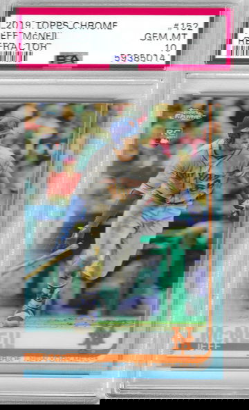 2019 Topps Chrome Jeff McNeil Refractor PSA 10