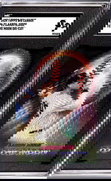 2024 Topps Big League #TM-21 Aaron Judge To The Moon Die-Cut SGC 9