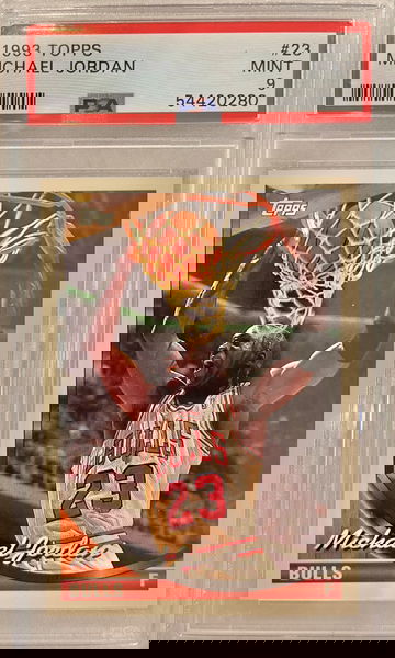 1993 TOPPS MIchael Jordan #23 PSA MINT 9