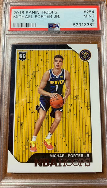 2018 Hoops Michael Porter JR RC PSA 9