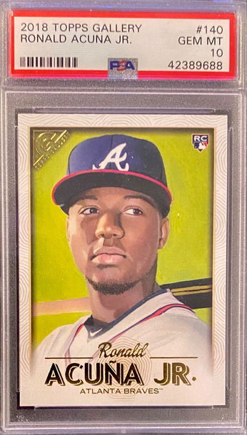 2018 Topps Gallery Ronald Acuna Jr