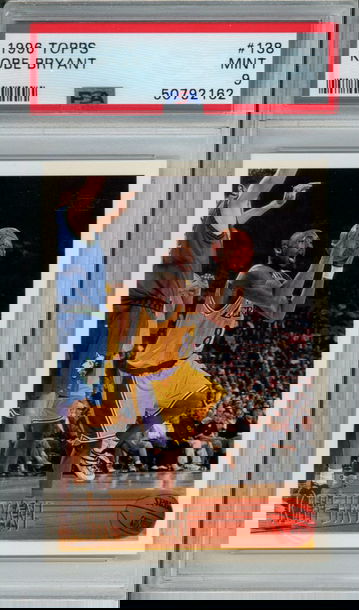 KOBE BRYANT 1996 Topps #138 PSA 9 MINT Rookie