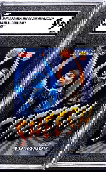 2023-24 Panini Hoops Premium Stock Sheesh Bilal Coulibaly #14 RC SGC 9