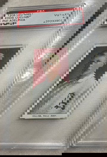 T206 old mill eddie collins psa 4 portrait HOF legend Philadelphia 