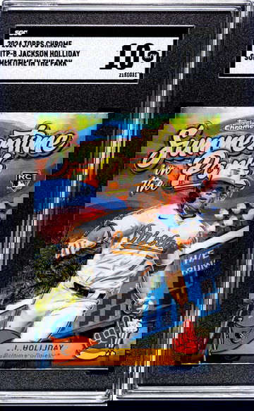 2024 Topps Chrome Summertime in the Park Jackson Holliday #SITP-8 RC SGC 10