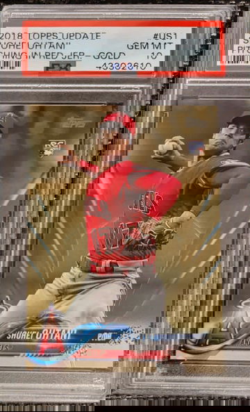 2018 Topps Update US1 Shohei Ohtani Gold Rookie RC PSA 10 GEM MINT