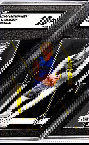 2023-24 Panini Phoenix #18 Luka Doncic Fade To Black SGC 10