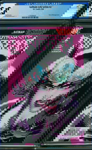 GOTHAM CITY SIRENS #2, CGC 9.8 NM/MT