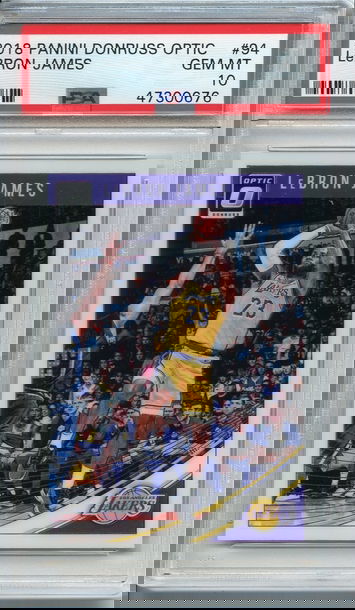 Lebron James 2018 Donruss Optic PSA 10