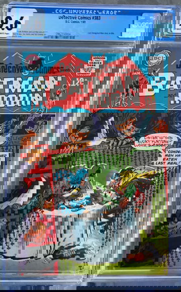 Detective Comics #383 (1969) CGC 9.6 -- O/w to White pages; Last Elongated Man