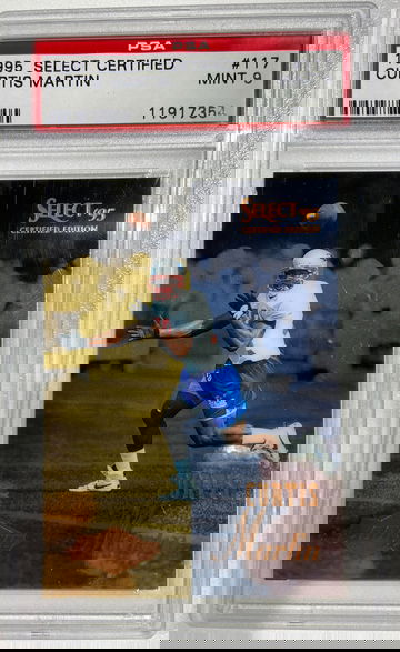 1995 Select Certified Curtis Martin PSA 9 MINT